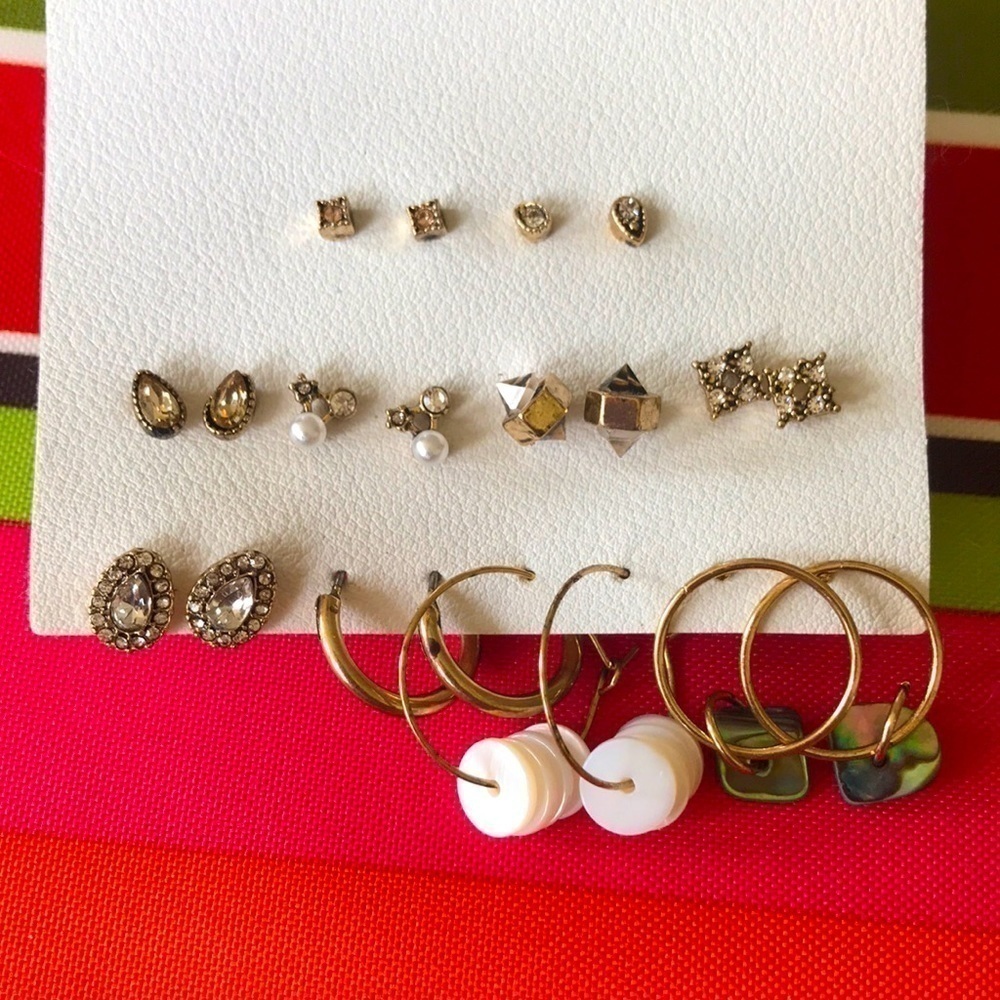 Brand New 10 Pairs of Vintage-Style Earrings